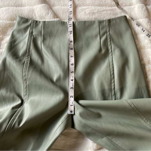 Free People We The Free Real Deal Slit Vegan Pants Seagrass Size 30 - Picture 8 of 14